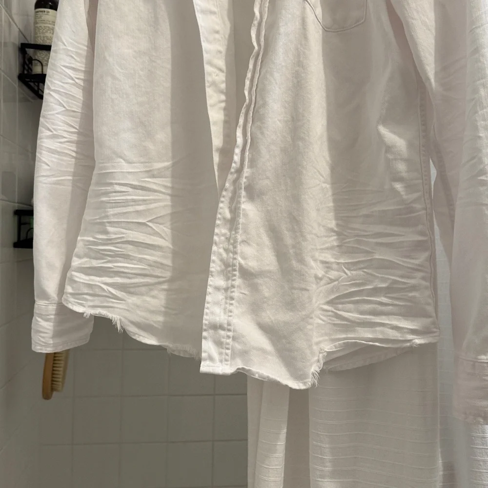 Frank & Eileen White Tailored Button-Up Shirt - Picture 4 of 5